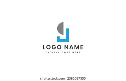 Letter q j logo design icon