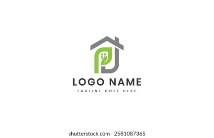 Letter q j logo design icon