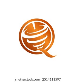 letter q kebab logo simple clean and elegance