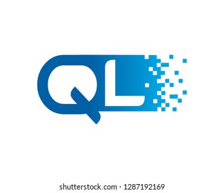 Letter Q and L Template Design Vector, Emblem, Concept Design, Creative Symbol, Icon