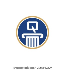 Letter Q, Law Logo Vector 012