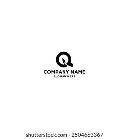 letter Q leaf logo Stock Vector	