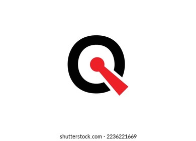 Letter Q Lock Logo Design Template