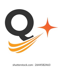 Letter Q logo, Q logo, AI logo set, modern and minimal design, tech-inspired, colorful icons and symbols, suitable for artificial intelligence, innovation, branding, startups, and digital identity.
