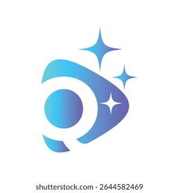 Letter Q logo, Q logo, AI logo set, modern and minimal design, tech-inspired, colorful icons and symbols, suitable for artificial intelligence, innovation, branding, startups, and digital identity.