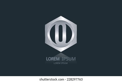 Letter Q logo. Alphabet logotype vector design.