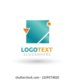 letter Q logo, colorful letter logo, abstract logo, Q geometric shape logo