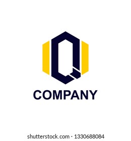 letter q logo design concept
