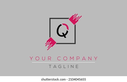 Buchstabe Q Logo-Design, kreatives, modernes Symbol Q