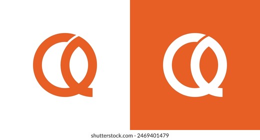 Letter Q logo design with creative concept. Premium Vector