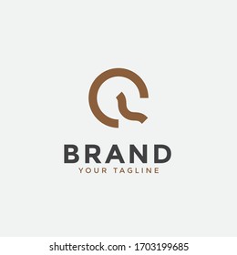 Letter q Logo Design elegant Minimal fesselnd professionell 