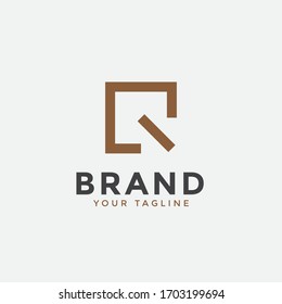 letter q logo design elegant Minimal awesome trendy professional 