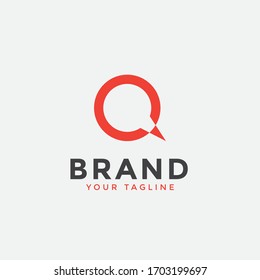 diseño elegante del logotipo de letra q Magnífico profesional moderno 