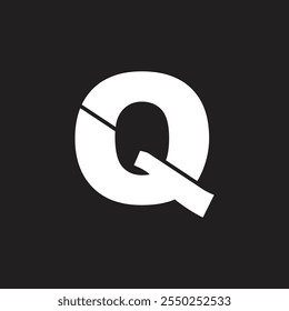 Letter Q Logo Design anfänglich elegant stilvoll und modern einzigartig Buchstaben Kunst Symbol Monogramm Logo Design Konzept.