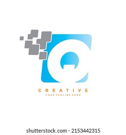 Letter Q Logo Design. Monogram Letter Q. Typography Letter Q. Suitable For Letter Logos, Companies. Technology Logo