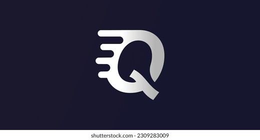 Letter Q logo design simple concept Premium Vector