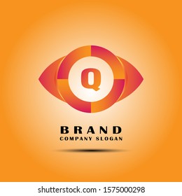 Letter Q Logo Design Template Vector, Brand Logo, Concept Design, Creative Symbols, Icons
