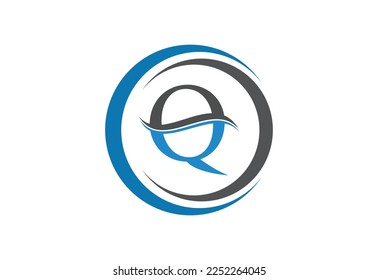 Letter Q logo design template, Vector illustration