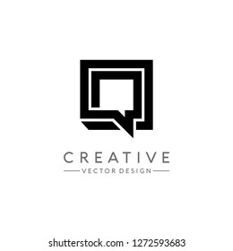 Letter Q Logo Design Vector Template