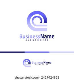 Vector de diseño del logotipo de la letra Q. Plantilla de conceptos de logotipo de Creative Initial Q