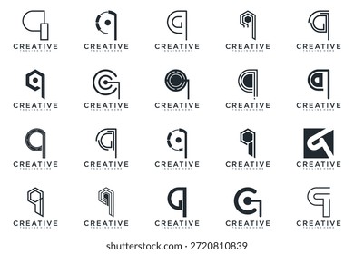 letter q logo design vector abstract