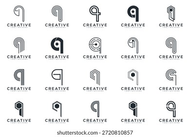 letter q logo design vector abstract