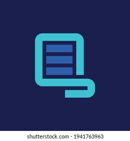 Letter Q logo. Icon design. Template elements - vector sign