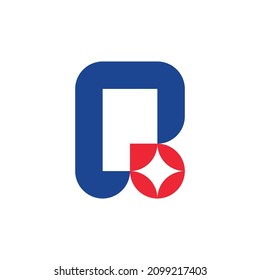 Letter Q logo. Icon design. Template elements. Geometric abstract logos 