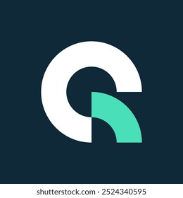 Letter Q logo. Icon design. Template elements. Geometric abstract logos