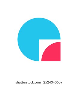 Letter Q logo. Icon design. Template elements. Geometric abstract logos