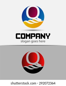 Letter Q logo icon design template elements
