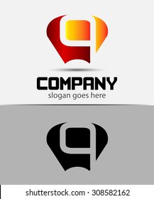 Letter Q logo icon design template elements
