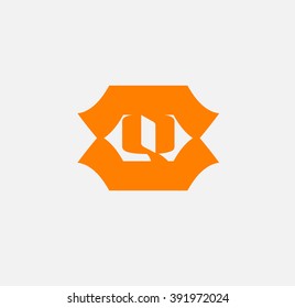 Letter q logo icon design template elements. Vector color sign

