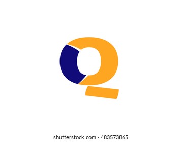 Letter q logo icon design template elements. Vector color sign
