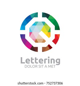 Letter Q logo icon design template elements - Stock vector sign