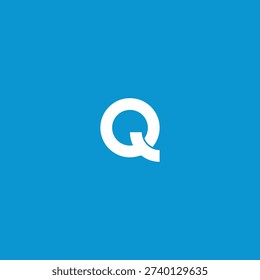 Letter Q logo icon flat vector design
