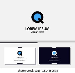 Letter Q logo and icon, vector design template.EPS10