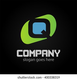 Letter Q logo Icons Vector Graphic Design
