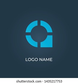 Letter "Q" logo isolated. Alphabet vector