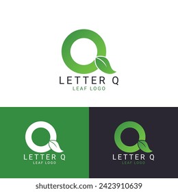 
Logo de la carta Q - Logotipo de la hoja Q