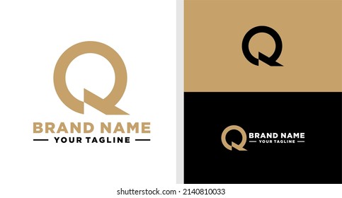 CARTA Q LOGO MONOGRAM ELEGANTE EDITABLE