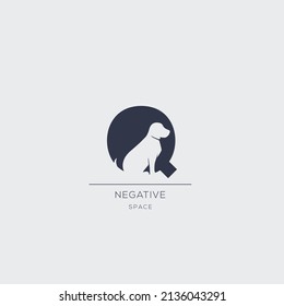 LETTER Q LOGO NEGATIVE SPACE MONOGRAM