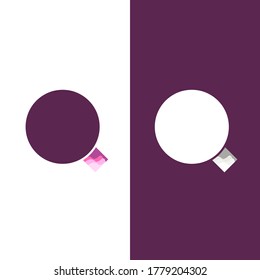 letter q logo. simple logo.