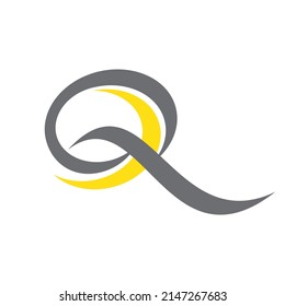 logotipo de letra Q , sencillo y limpio