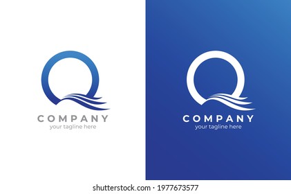 letter Q logo. Simple and powerful. Vector logo EPS 10.