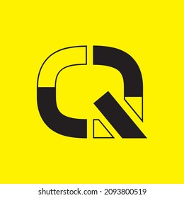 Letter Q Logo Vorlage Abstrakte Vektorgrafik - Zeilen Logo Vorlage für Vektordesign.