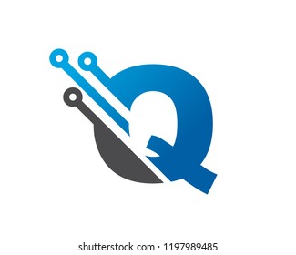 Letter Q Logo Template Design Vector, Emblem, Concept Design, Creative Symbol, Icon