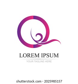 Letter Q Logo Template vector icon design