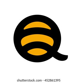 letter Q logo vector.