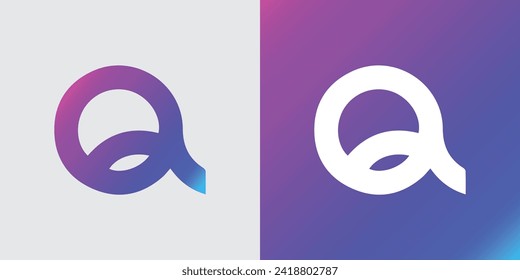 letter Q minimal logo icon design template elements